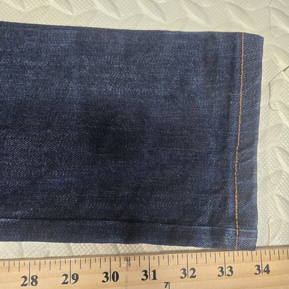 Naked & Famous Jeans Mens 27 Raw Japanese Denim Dark Wash Indigo Power Stretch - Picture 13 of 13